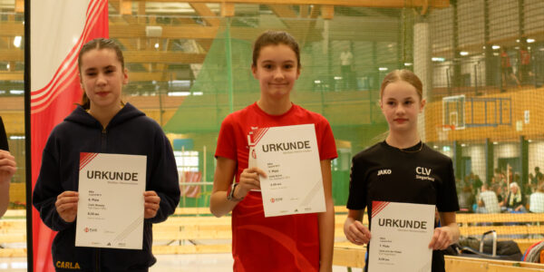 Lena Korus bei Siegerehrung